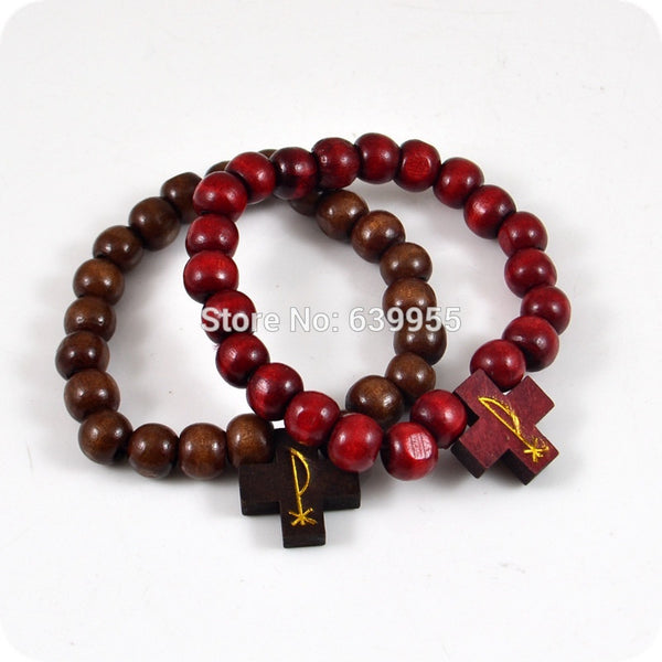 Pulsera Cuero Cristiana