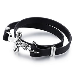 Pulsera Cuero Cristiana