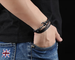 Pulsera Cuero Cristiana