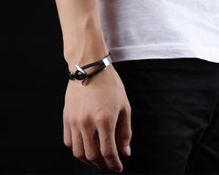 Pulsera Cuero Cristiana